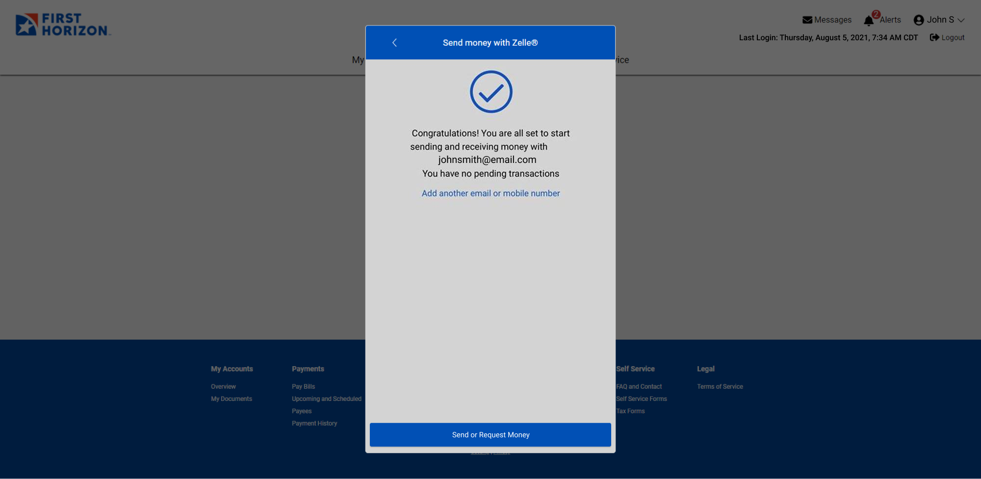 Enroll and Send Money with Zelle® Digital Banking Enroll and Send